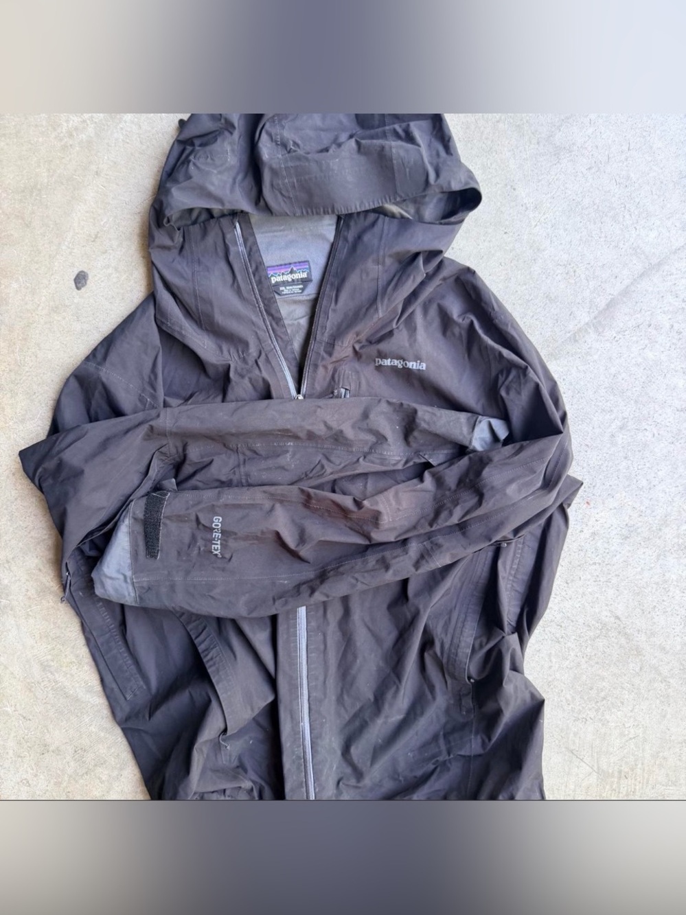 Patagonia Rain Jacket GORETEX Calcite Jacket Black Men’s XXL Extra Large